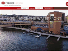 Tablet Screenshot of oshkoshwaterfronthotel.com